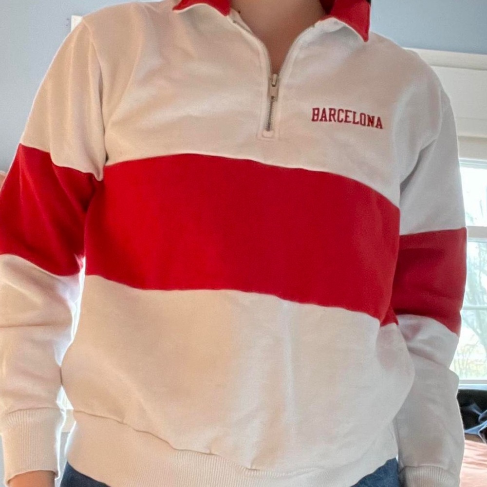 Brandy Melville/john galt barcelona quarter-zip